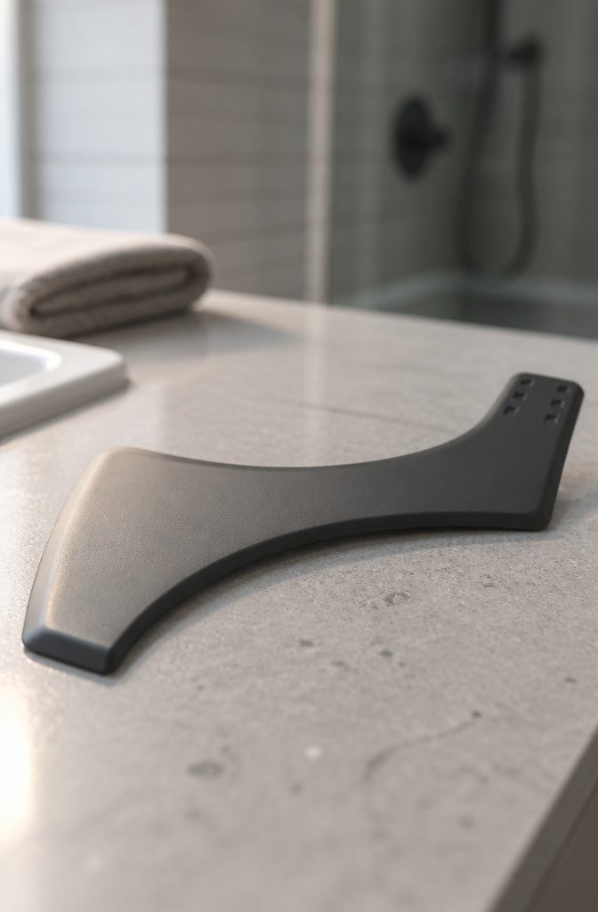 Beard shaping template with a trimmer comb and small scissors